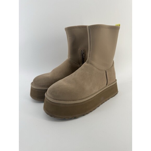 UGG Shoes - UGG CLASSIC DIPPER SUEDE SAND WOMEN'S BOOTS US SIZE 12 1144031 Platform